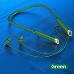 OLAF Neckband Headphones Fone Bluetooth Earphones Wireless Earbuds With Mic Sports Handsfree Bluetooth Headset Magnetic HIFI TWS-Green-style B_XINENGJI