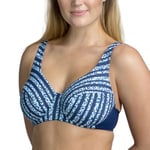 Miss Mary Bondi Underwire Bikini Bra Blå Mönstrad polyamid D 105 Dam