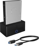 Station D¿Accueil Usb 3.0 Pour Ssd Ou Dique Dur De 2,5 Ou 3,5 Pouces,Sata,Uasp,Adaptateur/Boitier Disque Dur Interne & Externe,Ib-1122-U3