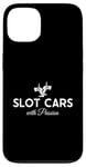 Coque pour iPhone 13 Slot Cars avec fente pour mini voiture RC