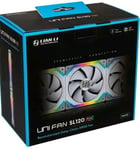 Lian Li Uni Fan Sl120mm Adressable RGB White Triple Pack With Controller Lianli