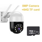 BELIA 4K 8MP Smart Wifi PTZ-kamera 5x Digital Zoom AI Ihmisen havaitseminen ONVIF Langaton CCTV IP-kamera Iptv-suojaus