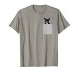 Funny French Bulldog in a Pocket Cute Puppy Gift T-Shirt