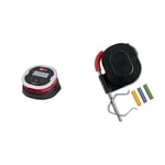 Weber Thermomètre connecté IGrill 2, Noir/Rouge, 3,2 x 10,8 x 5 cm & Sonde à température IGrill Pro, Metal, 3,2 x 10,8 x 3,8 cm