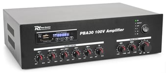 Power Dynamics PBA30 100V förstärkare 30W USB/MP3/BT, 100V förstärkare med bluetooth SKY-952.090