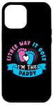 Coque pour iPhone 12 Pro Max Eeither Way It Goes I'm The Daddy Tenue de révélation du sexe pour bébé