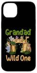 Coque pour iPhone 14 Plus Grandad Of The Wild One Zoo Famille Safari Jungle