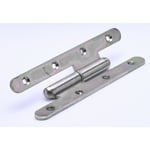 Paumelle Inox Pour Meuble Hettich, L.110 X L.55 Mm