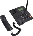 Téléphone de Bureau,Téléphone à Cordon GSM avec Antenne Externe,Prise en Charge de la Sonnerie/renumérotation Multi-Messages/Appel Mains Libres/réveil/répertoire Téléphonique(Q1264)