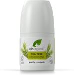 Dr Organic Tea Tree Deodorant 50ml - Organic Natural Freshness