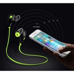 Ecouteurs Bluetooth Sport pour SONY Xperia L3 Smartphone Sans Fil Bouton Son Kit Main Libre INTRA-AURICULAIRE Universel - NOIR