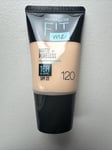 MAYBELLINE Fit Me Matte & Poreless Foundation 120 Classic Ivory 18ml