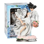 Dragon Ball Z Son Goku &amp; Chichi Wedding Ver. Pvc Figure Toy Collection Model Statue 31cm box