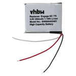 vhbw Batterie compatible avec Jabra Engage 65, 75 casque audio, écouteurs sans fil (290mAh, 3,8V, Li-ion)
