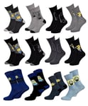 Chaussettes Homme Licence Pack De 12 Paires Surprise Pack 12 Moi Moche Et Mechant