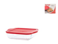 Pasabahce Borcam Heat Resistant Glass Casserole With BPA Free Lid