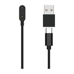 Triacle USB Ladekabel med USB-C - USB-A adapter, HUAWEI Band 9/8/7/6 & HUAWEI WATCH FIT/FIT 2/3/Mini