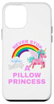 iPhone 12 mini Fun Graphic-Never Stop Being A Pillow Princess Case