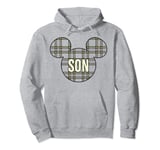 Disney Mickey And Friends Noël Plaid Mickey Son Sweat à Capuche