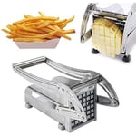 Rostfri manuell potatisskärare pommes frites skärare potatischips tillverkare