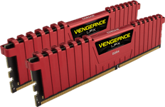 Vengeance LPX 16GB (2 x 8GB) DDR4 2666MHz - Red