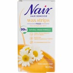 NAIR HAIR REMOVER FACE 16 WAX STRIPS