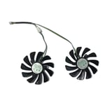 Refroidisseur de GPU pour Zotac Gtx 1070 1080 Ti Gtx 1070Ti 1080Ti,ventilateur de carte de fouling Ampere,95mm,A8S2U DC 12V 0.45A 4pin GTX1080,2 pièces - Type NO LOGO