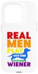 Coque pour iPhone 15 Pro Rainbow LGBT Love Weiners Dogs Love Love Funny Gay Man Pride Fun