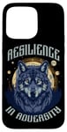 Coque pour iPhone 15 Pro Max Resilience In Adversity Citation Spirit Animal Wolf Pack