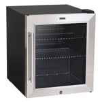 Sealey Baridi 50L Tabletop Drinks Fridge, Mini Beer Cooler, Glass Door, Stainles