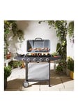 4 Burner Gas Bbq With Side Burner