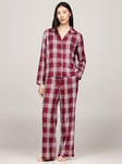 Tommy Hilfiger Long Sleeve Check Pyjamas, Red