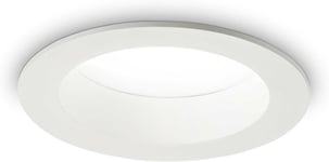 Basic Wide, Indbygningslampe, 10W, LED, 1100 lumen/4000 kelvin, aluminium, metal, Ø103xH58mm