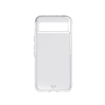 Tech21 EvoClear Case for Google Pixel 8a - Protective Transparent Phone Case - Clear