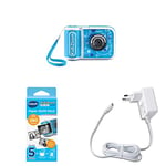 VTech Kidizoom Print Cam Bleu + Recharge Papier + Chargeur USB