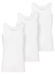 Ladeheid Débardeur Homme Maillot de Corps Homme Cotton Marcel Homme sous Vetement Homme Debardeur Homme Sport Lot de 3 Débardeurs en 100% Coton LA40-258 (Blanc, M)