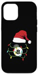 Coque pour iPhone 12/12 Pro Bowling de Noël assorti pour la famille