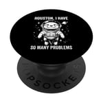 Otter Dad Mom Space - Houston Problem Otter PopSockets Swappable PopGrip