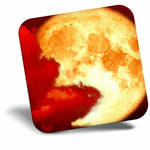 Awesome Fridge Magnet - Spooky Full Red Night Moon Cool Gift #14362