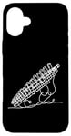 Coque pour iPhone 16 Plus Pan Flûtes Line Art For Musiciens Pan Flûte