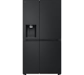 LG NatureFRESH GSLE81EPBC American-Style Smart Fridge Freezer - Essence Black Steel, Black