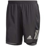 Adidas Own The Run SHO Sport Shorts - Black/Grey Six, Medium 7"