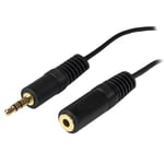 StarTech.com MU12MF 12 ft (3.7 m) 3.5 mm Audio Extension Cable, PC Speaker Exten