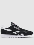 Reebok Classic Nylon - Black/White, Black/White, Size 9, Men