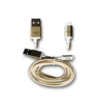 Doro Liberto 820 Câble Data OR 1M en nylon tressé ultra Résistant (garantie 12 mois) Micro USB pour charge, synchronisation et transfert de données by PH26 ®