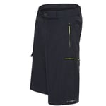 Funkier Adventure MTB Baggy Cycling Shorts - Black / XLarge