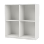 Montana SHOW hylde 69,6x69,6 cm, sokkel 3 cm 01-White