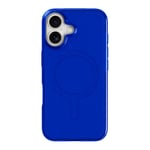 agood company iPhone 16 CLRPRTCT 100% Återvunnen Plast Skal - Transparent / Cobalt Blue