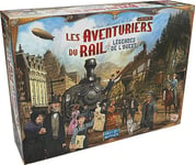 LES AVENTURIERS DU RAIL LEGACY: Légendes de L'Ouest - Jeu de Société Ferroviaire Immersif pour Enfants dès 10 ans - Campagne en 12 Parties à Jouer en Famille - 2 à 5 Joueurs - Version Française