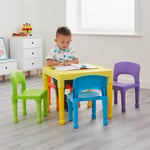 Liberty House Kids Plastic Table And Four Chairs Set